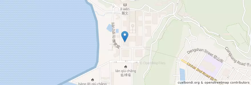 Mapa de ubicacion de 社會科學院 en 台湾, 高雄市, 鼓山区.