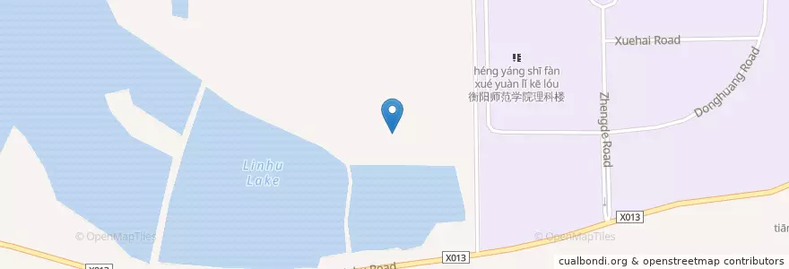 Mapa de ubicacion de 珠晖区 en 中国, 湖南省, 衡陽市, 珠晖区.