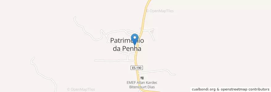Mapa de ubicacion de Bar da Teka en Brasile, Regione Sudest, Espírito Santo, Região Geográfica Intermediária De Cachoeiro De Itapemirim, Microrregião Caparaó, Divino De São Lourenço.