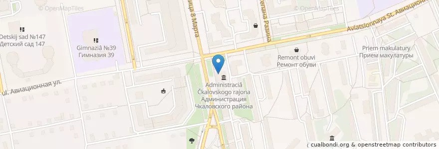 Mapa de ubicacion de Столовая en Rússia, Уральский Федеральный Округ, Свердловская Область, Городской Округ Екатеринбург.