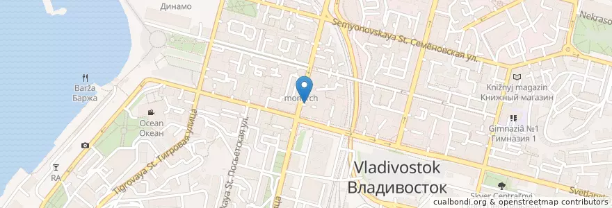 Mapa de ubicacion de ВТБ en Rusia, Дальневосточный Федеральный Округ, Приморский Край, Владивостокский Городской Округ.