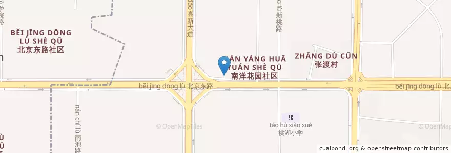 Mapa de ubicacion de 京东镇卫生院 en Chine, Jiangxi, Nanchang, 青山湖区, 京东镇.