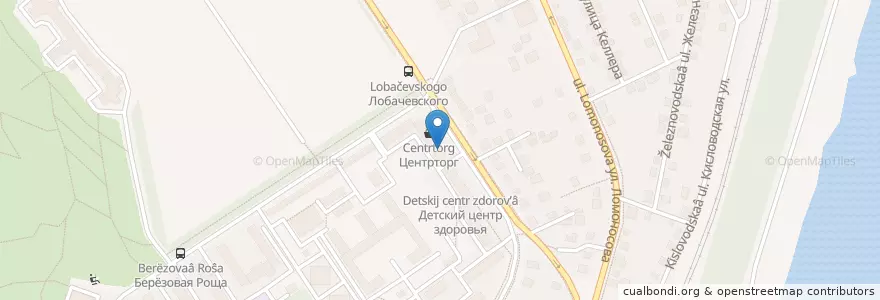 Mapa de ubicacion de Сана en Rusland, Centraal Federaal District, Oblast Voronezj, Городской Округ Воронеж.
