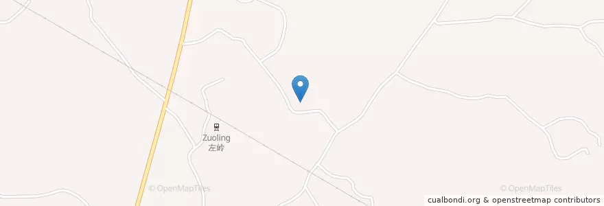 Mapa de ubicacion de 左岭街道 en 中国, 湖北省, 武汉市, 东湖新技术开发区（托管）, 洪山区, 左岭街道.