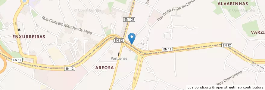 Mapa de ubicacion de Musaxi II en Portugal, Norte, Área Metropolitana Do Porto, Porto, Rio Tinto.