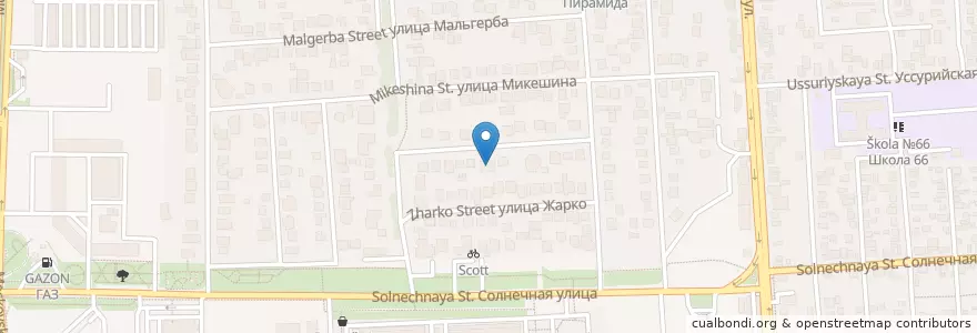 Mapa de ubicacion de Эра Водолея en Russia, South Federal District, Krasnodar Krai, Krasnodar Municipality.