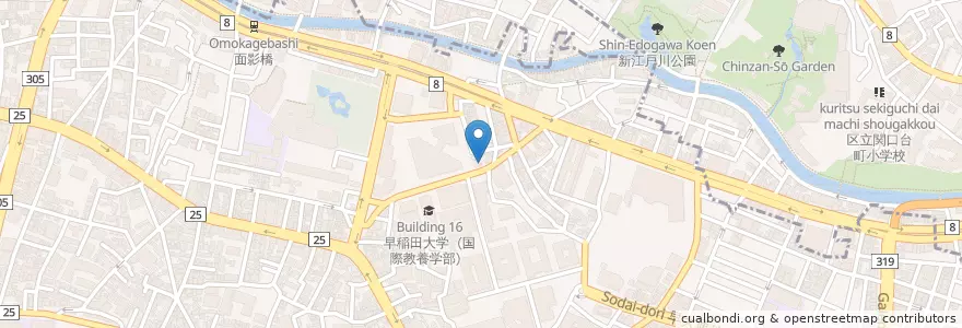 Mapa de ubicacion de こだわり屋 en 日本, 東京都, 新宿区.