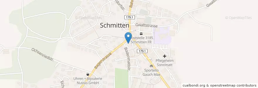 Mapa de ubicacion de Lichtenberg Peter Johannes en Schweiz, Freiburg, Sensebezirk, Schmitten (Fr).