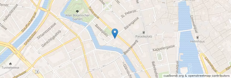 Mapa de ubicacion de Q-UP en İsviçre, Zürih, Bezirk Zürich, Zürich.