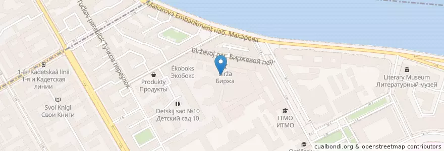 Mapa de ubicacion de Эдда en Russia, Northwestern Federal District, Leningrad Oblast, Saint Petersburg, Василеостровский Район, Округ № 7.
