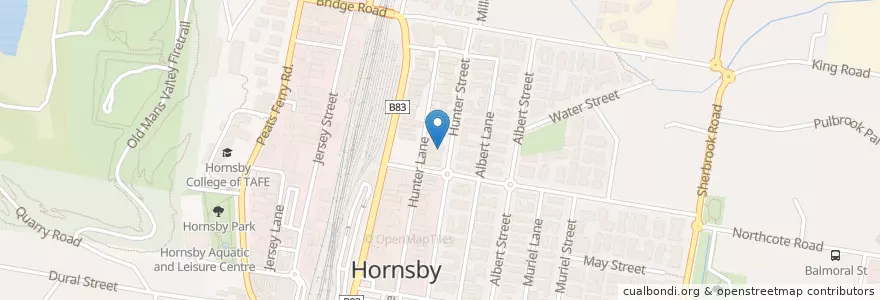Mapa de ubicacion de Second Hand Studio en Австралия, Новый Южный Уэльс, The Council Of The Shire Of Hornsby, Sydney.