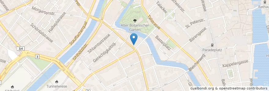 Mapa de ubicacion de 2. Akt en Switzerland, Zurich, District Zurich, Zurich.