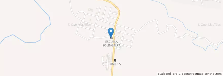 Mapa de ubicacion de ESCUELA SOLINGALPA en ニカラグア, マタガルパ県, Matagalpa (Municipio).