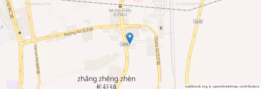 Mapa de ubicacion de 中国农业银行 ABC en Китай, Гуйчжоу, 遵义市 / Zunyi, 红花岗区.