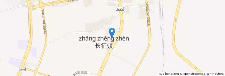 Mapa de ubicacion de 中国工商银行 ICBC en Китай, Гуйчжоу, 遵义市 / Zunyi, 红花岗区.