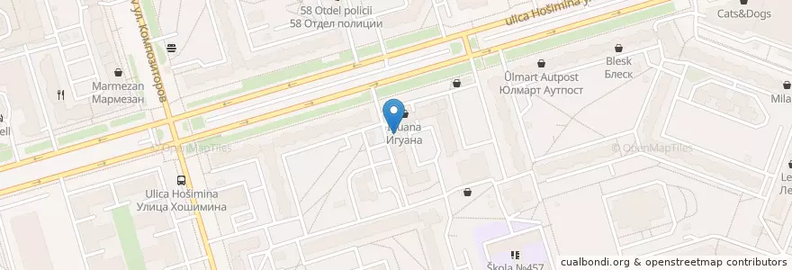 Mapa de ubicacion de Видент en Rusland, Северо-Западный Федеральный Округ, Oblast Leningrad, Sint-Petersburg, Выборгский Район, Округ Шувалово-Озерки.