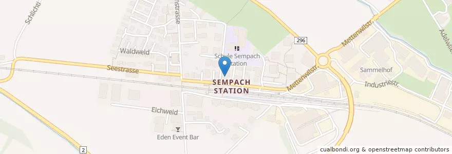 Mapa de ubicacion de Sempacherhof en Svizzera, Lucerna, Neuenkirch.