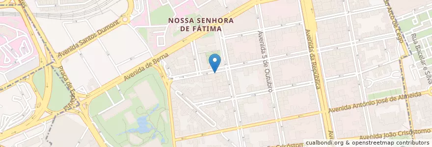 Mapa de ubicacion de Woknagasaki en پرتغال, Área Metropolitana De Lisboa, Lisboa, Grande Lisboa, لیسبون, Avenidas Novas.