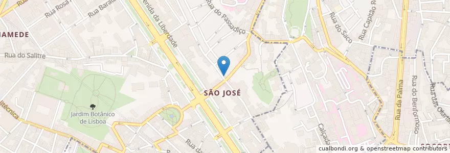 Mapa de ubicacion de Tasquinha do Poeta en ポルトガル, Área Metropolitana De Lisboa, Lisboa, Grande Lisboa, リスボン.