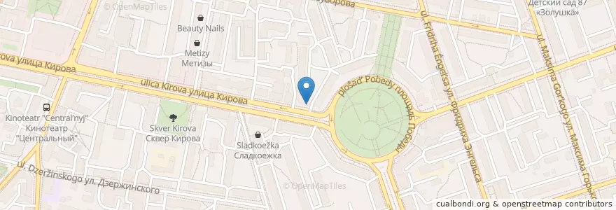Mapa de ubicacion de ФОРА-Банк en Rusya Federasyonu, Центральный Федеральный Округ, Kaluga Oblastı, Городской Округ Калуга.