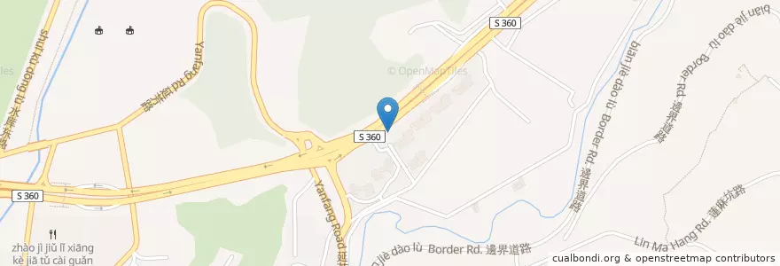 Mapa de ubicacion de 东方格林兰亭国际幼儿园 en 중국, 광둥성, 선전시, 뤄후구.