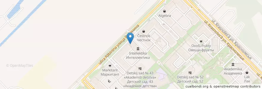 Mapa de ubicacion de Таленто en Rusia, Уральский Федеральный Округ, Свердловская Область, Городской Округ Екатеринбург.