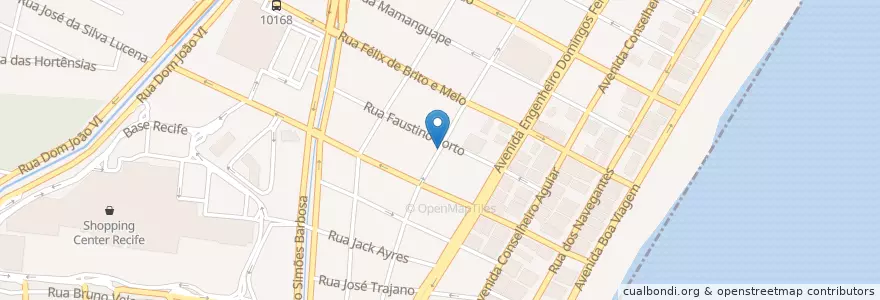 Mapa de ubicacion de Bem-me-quer en Бразилия, Северо-Восточный Регион, Пернамбуку, Região Geográgica Imediata Do Recife, Região Geográfica Intermediária Do Recife, Região Metropolitana Do Recife, Ресифи.