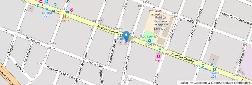 Mapa de ubicacion de 318 Auto Partes en Arjantin, Córdoba, Departamento Capital, Pedanía Capital, Córdoba, Municipio De Córdoba.