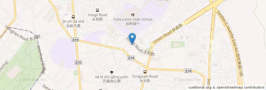 Mapa de ubicacion de 鮮天下 en Тайвань, Новый Тайбэй, 永和區.