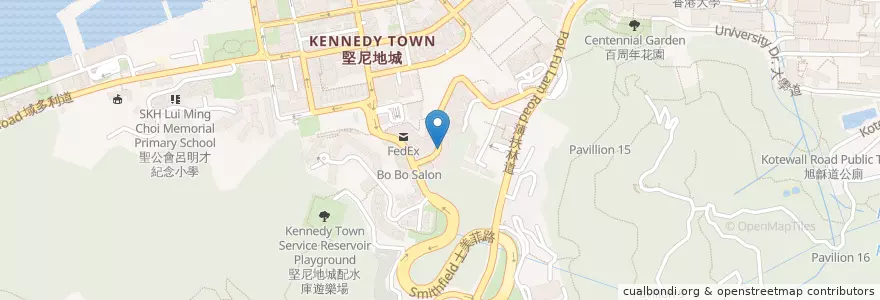 Mapa de ubicacion de 聖母玫瑰堂 Our Lady of the Rosary Church en 中国, 广东省, 香港 Hong Kong, 香港島 Hong Kong Island, 新界 New Territories, 中西區 Central And Western District.