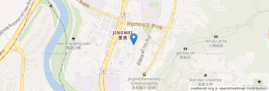 Mapa de ubicacion de 鵝媽媽 en تایوان, 新北市, تایپه, 文山區.
