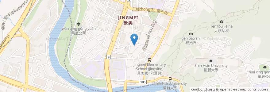 Mapa de ubicacion de 阿昌麵線 en Taiwan, 新北市, 文山區.