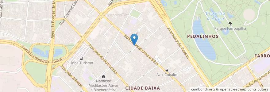 Mapa de ubicacion de Pampa Burger en 브라질, 남부지방, 히우그란지두술, Região Metropolitana De Porto Alegre, Região Geográfica Intermediária De Porto Alegre, Região Geográfica Imediata De Porto Alegre, 포르투알레그리.