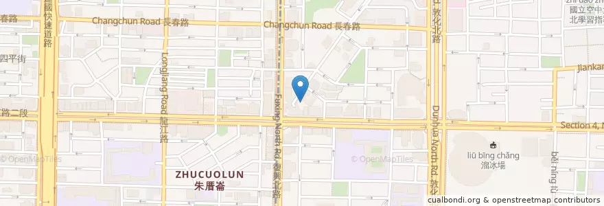 Mapa de ubicacion de 兄弟大飯店停車場入口 en Taiwan, New Taipei, Taipei, Songshan District.
