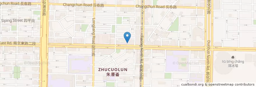 Mapa de ubicacion de 華南商業銀行 en 타이완, 신베이 시, 타이베이시, 쑹산 구.