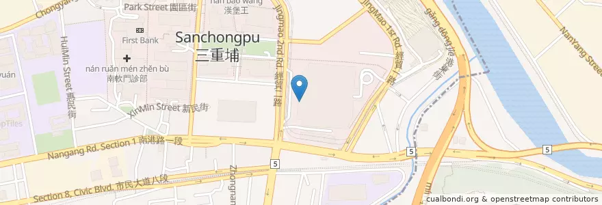 Mapa de ubicacion de Mos Burger en 臺灣, 新北市, 臺北市, 南港區.
