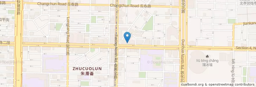 Mapa de ubicacion de CoCo壹番屋 en 臺灣, 新北市, 臺北市, 松山區.