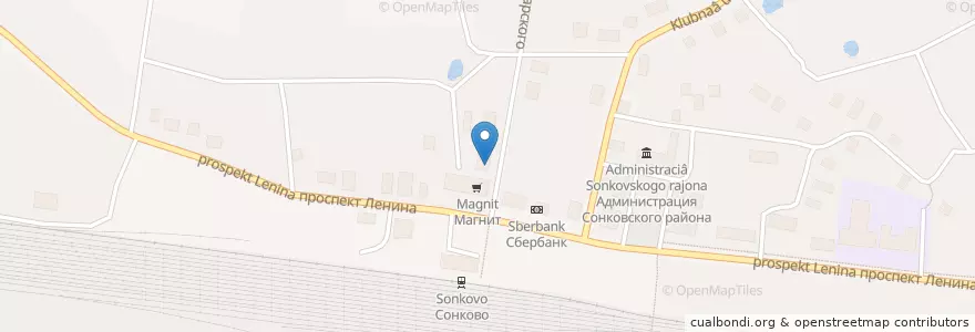 Mapa de ubicacion de Аптека №51 en Russia, Central Federal District, Tver Oblast, Sonkovsky District, Городское Поселение Сонково.