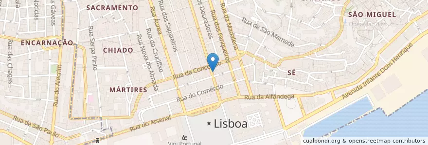 Mapa de ubicacion de Da Prata 52 en Portugal, Lisboa, Grande Lisboa, Lisboa, Santa Maria Maior.