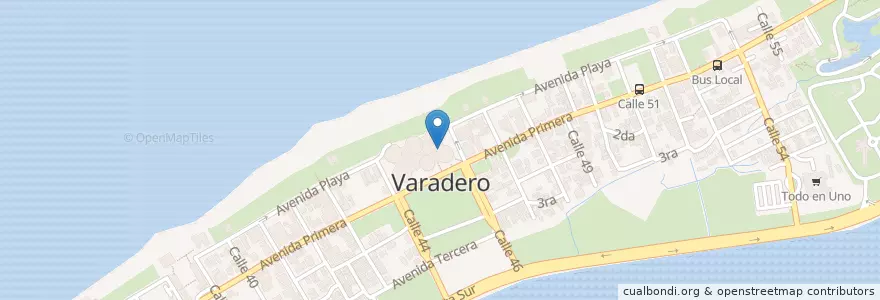 Mapa de ubicacion de CADECA en Cuba, Matanzas, Cárdenas, Varadero.