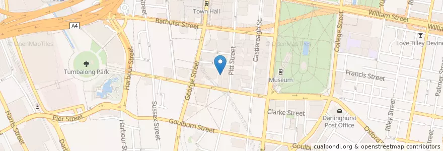 Mapa de ubicacion de Madang en Australia, Nuovo Galles Del Sud, Council Of The City Of Sydney, Sydney.