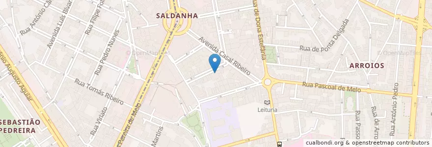 Mapa de ubicacion de Cinebolso en Portugal, Área Metropolitana De Lisboa, Lissabon, Grande Lisboa, Lissabon.