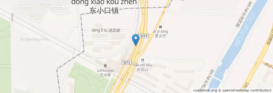 Mapa de ubicacion de 城铁立水桥站 en China, Beijing, Hebei, Chaoyang District.