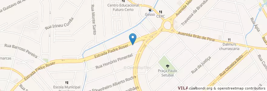 Mapa de ubicacion de Igreja Casa da Bênção en Brazilië, Regio Zuidoost, Rio De Janeiro, Região Geográfica Imediata Do Rio De Janeiro, Região Metropolitana Do Rio De Janeiro, Região Geográfica Intermediária Do Rio De Janeiro, Rio De Janeiro.