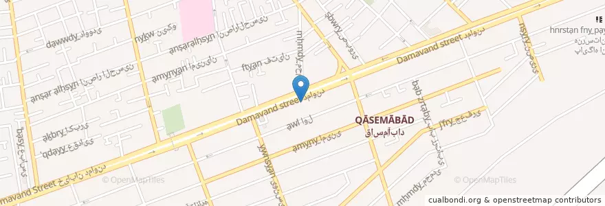 Mapa de ubicacion de ساختمان دندانپزشکی نیکا en イラン, テヘラン, شهرستان تهران, テヘラン, بخش مرکزی شهرستان تهران.
