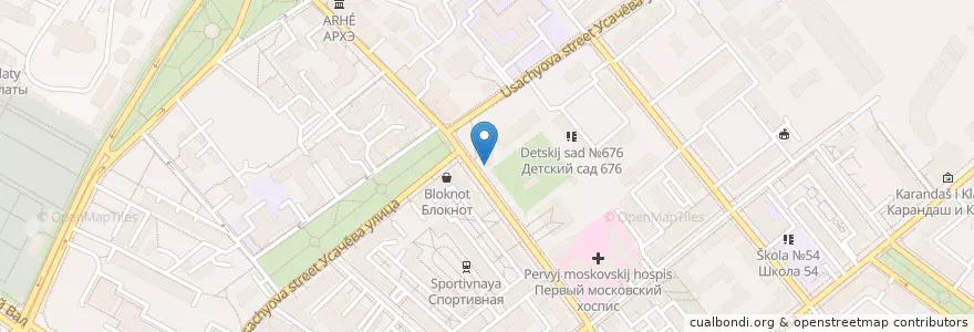 Mapa de ubicacion de Стардог!s en Россия, Центральный Федеральный Округ, Москва, Центральный Административный Округ, Район Хамовники.