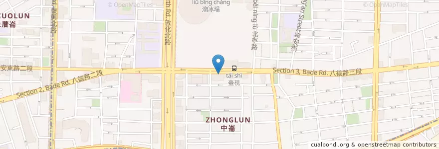 Mapa de ubicacion de 閎新耳鼻喉科皮膚科聯合診所 en Тайвань, Новый Тайбэй, Тайбэй, 松山區.
