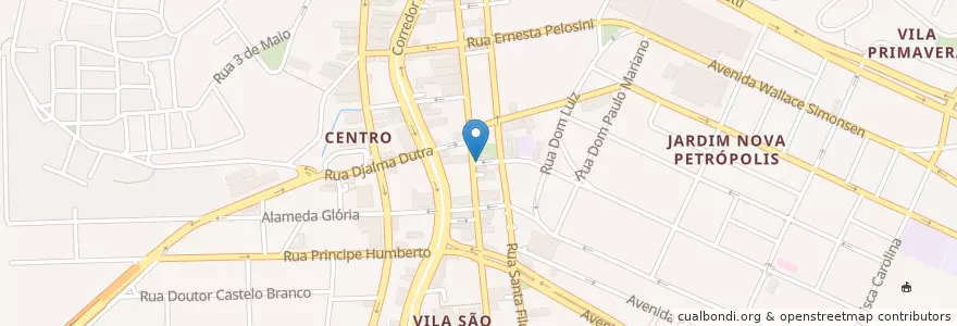 Mapa de ubicacion de Ponto 08 en Brasile, Regione Sudest, San Paolo, Região Geográfica Intermediária De São Paulo, Região Metropolitana De São Paulo, Região Imediata De São Paulo, São Bernardo Do Campo.