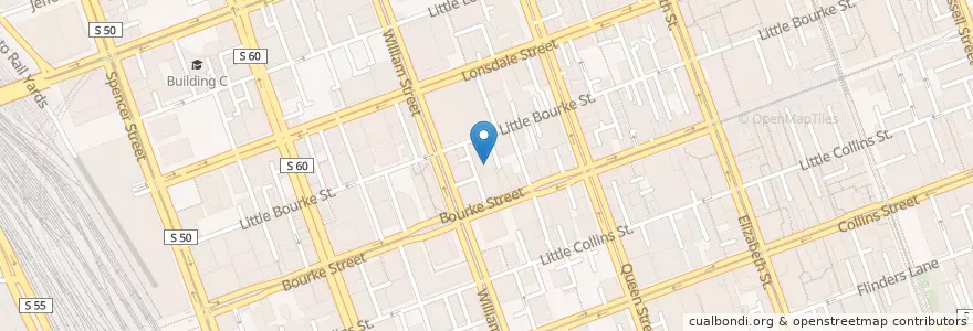 Mapa de ubicacion de Earl Canteen en Австралия, Виктория, City Of Melbourne.