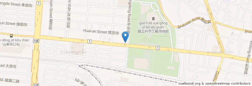 Mapa de ubicacion de 麥當勞 en Taïwan, Kaohsiung, 三民區.